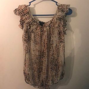 sheer Ann Taylor tank